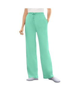 �E�[�}�� �E�B�Y�C�� ���f�B�[�X �{�g���X �J�W���A���p���c �v���X�T�C�Y �j�b�g Woman Within Plusize Within Sport Knit Straight-Leg Pull-On Pants Pale seafoam