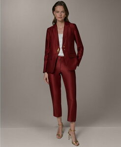 �_�i �L������ �j���[���[�N ���f�B�[�X �A�E�^�[ �W���P�b�g�E�u���]�� �u���U�[ Donna Karanew York Women's One-Buttonovelty Blazer Sunbaked