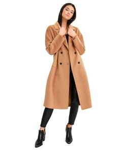 �x���A���h�u���[�� ���f�B�[�X �A�E�^�[ �W���P�b�g�E�u���]�� �E�[�� �R�[�g Belle & Bloom Women's Double Breasted Lined Wool Coat Camel �L������
