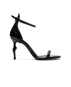 �v�����[�O�V���[�Y ���f�B�[�X �p���v�X �A���N�� Prologue Shoes Women's Yelenankle Strap Stiletto Pump Brown satin �u���E��
