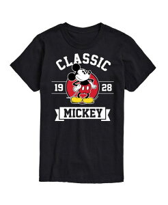 �G�A�E�F�[�u�X �����Y �g�b�v�X T�V���c AIRWAVES Men's Disney Classic Mickey Short Sleeve T-Shirt Black �u���b�N