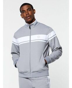 �Z���W�I�^�b�L�[�j �����Y �A�E�^�[ �W���P�b�g�E�u���]�� Sergio Tacchini Men's Damarindo Track Jacket Archivio Sleet/white �z���C�g