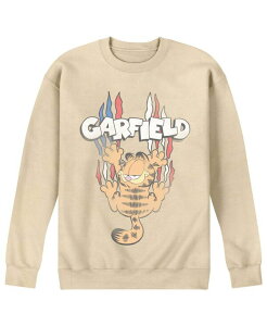 �G�A�E�F�[�u�X �����Y �A�E�^�[ �p�[�J�[�E�X�E�F�b�g �V���c �t���[�X AIRWAVES Men's Garfield Americana Tonal Washed Crew Fleece Sweatshirt Cream �N���[��