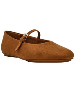 �A���N���C�� ���f�B�[�X �V���[�Y �p���v�X Anne Klein Women's Connie Mary Jane Flats Hazelnut Suede