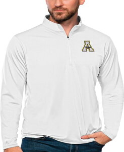 �A���e�B�O�A �����Y �g�b�v�X �V���c Antigua Men's White Appalachian State Mountaineers Tribute Quarter-Zip Top White �z���C�g