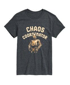 �G�A�E�F�[�u�X �����Y �g�b�v�X T�V���c ���� �O���t�B�b�N AIRWAVES Men's Chaos Coordinator Short-Sleeve Graphic T-Shirt Heather Charcoal �`���R�[��