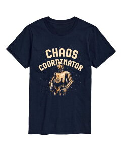 �G�A�E�F�[�u�X �����Y �g�b�v�X T�V���c ���� �O���t�B�b�N AIRWAVES Men's Chaos Coordinator Short-Sleeve Graphic T-Shirt Navy �l�C�r�[