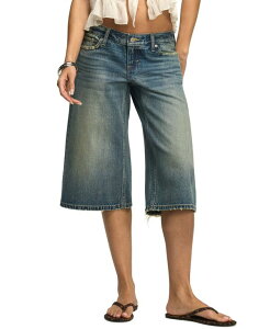 ���b�L�[�u�����h ���f�B�[�X �{�g���X �f�j���p���c �N���b�v�h �W�[���Y Lucky Brand Women's Ultra-Wide Cropped Culotte Jeans Get Lowash