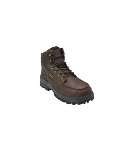 �A�h�e�b�N �����Y �V���[�Y �u�[�c�E���C���u�[�c ���U�[ AdTec Men's Men 6 Tumbled Leather Moc Softoe Waterproof Work Boots Brown �u���E��