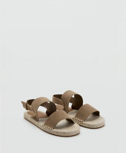 �}���S �����Y �V���[�Y �X�j�[�J�[ �T���_�� ���U�[ MANGO Men's Leather Buckle Strapsandalsand �T���h