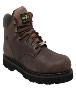 �A�h�e�b�N �����Y �V���[�Y �u�[�c�E���C���u�[�c T�V���c AdTec Men's 6 Steel Toe Work Boot Brown �u���E��