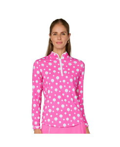 G ���C�t�X�^�C���N���[�W���O ���f�B�[�X �g�b�v�X �V���c �n�[�t�W�b�v G Lifestyle Clothing Lifestyle Binding Quarter Zip Top Tee it upink �s���N