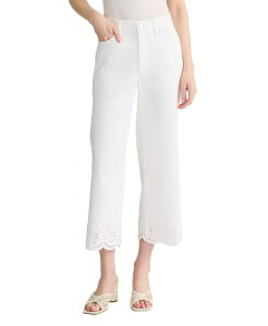 �W���[���Y�j���[���[�N ���f�B�[�X �{�g���X �f�j���p���c �v�` �h�J �W�[���Y Jones New York Petite Lexington Embroide red Wide-Leg Crop Jeansoft White �z���C�g