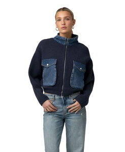 �u�����N�j���[���[�N ���f�B�[�X �A�E�^�[ �W���P�b�g�E�u���]�� BLANK NYC Women's High Mock Colla red Jacket Off The Clock
