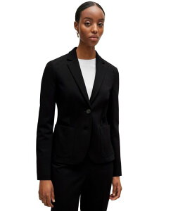 �q���[�S�{�X ���f�B�[�X �A�E�^�[ �W���P�b�g�E�u���]�� Hugo Boss by Women'stretch Fabric Extra-Slim-Fit Jacket Black �u���b�N