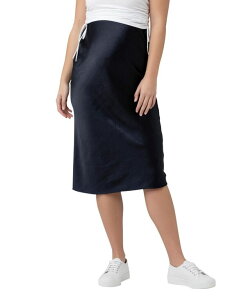 ���C�v�}�^�j�e�B ���f�B�[�X �{�g���X�J�[�g �~�f�B �T�e�� Ripe Maternity Lexie Satin Midi Skirt Navy �l�C�r�[