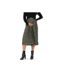 ���C�v�}�^�j�e�B ���f�B�[�X �{�g���X�J�[�g Ripe Maternity Cleo Pleat Skirt Khaki / black �u���b�N