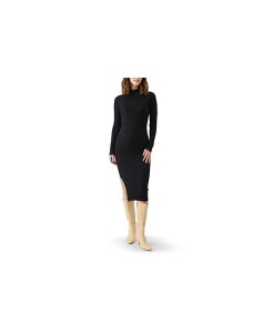 ���C�v�}�^�j�e�B ���f�B�[�X �g�b�v�X �����s�[�X �j�b�g Ripe Maternity Nella Rib Nursing Knit Dress Black �u���b�N