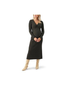 ���C�v�}�^�j�e�B ���f�B�[�X �g�b�v�X �����s�[�X �j�b�g Ripe Maternity Remi Knit Nursing Dress Ivy