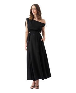���C�v�}�^�j�e�B ���f�B�[�X �g�b�v�X �����s�[�X Ripe Maternity Ripe Presley Off Shoulder Dress Black �u���b�N