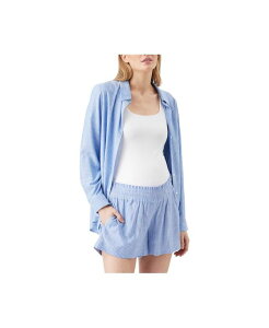���C�v�}�^�j�e�B ���f�B�[�X �g�b�v�X �V���c Ripe Maternity Women's Abby Stripe Shirt Blue / white �z���C�g