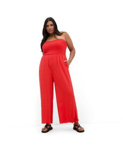�V�e�B�[�V�b�N ���f�B�[�X �g�b�v�X �W�����v�X�[�c �v���X�T�C�Y �X�g���b�v���X CITY CHIC Plusize Ally Strapless Jumpsuitigerlilly �A�j�}��