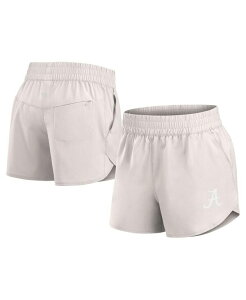 �t�@�i�e�B�N�X ���f�B�[�X �{�g���X �n�[�t�p���c�E�V���[�c �V���[�g�p���c Fanatics Women's Cream Alabama Crimson Tide Studio Woven Vibe Shorts Cream �N���[��