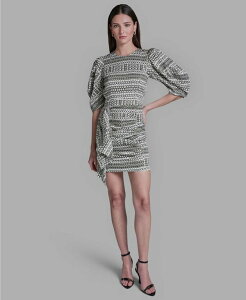 �r�[�V�r�[�W�[ ���f�B�[�X �g�b�v�X �����s�[�X �~�j BCBG Women's Mini Dress Rustic Olivecru �G�N����
