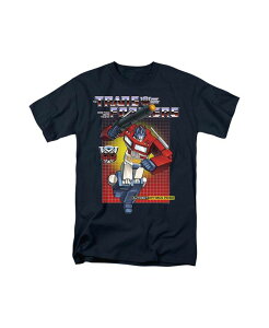 ���S�r�W���� �����Y �g�b�v�X T�V���c Logovision Men's Transformers Optimus Prime T-Shirt Navy �l�C�r�[