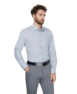 �A���t�@�j �����Y �g�b�v�X �V���c Alfani Men'slim-Fit Spread Collar Dresshirt Blue Horizon �u���[