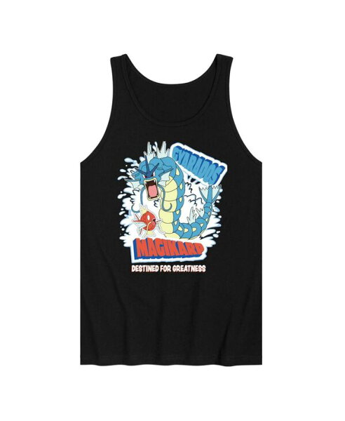 エアウェーブス メンズ トップス タンクトップ グラフィック AIRWAVES Men's Pokemon Magikarp Gyrados Graphic Tank Top Black ブラック
