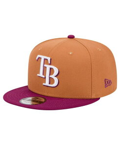 �j���[�G�� �����Y �A�N�Z�T���[ �X�q New Era Men's Brown Purple Tampa Bay Rays Color Pack Two-Tone 9FIFTY Snapback Hat Brown Purple �p�[�v��