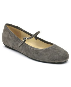 �i�C���E�F�X�g ���f�B�[�X �V���[�Y �p���v�X Nine West Women's Classik Mary Jane Ballet Flats Dark Gray Suede �O���[