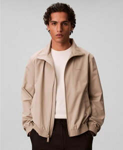 �J���o���N���C�� �����Y �A�E�^�[ �W���P�b�g�E�u���]�� Calvin Klein Men's Lightweight Windbreaker Stand Collar Jacket Vintage Khaki �J�[�L