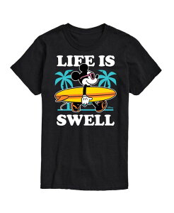 �G�A�E�F�[�u�X �����Y �g�b�v�X T�V���c AIRWAVES Hybrid Apparel Mickey Summer Menshort Sleeve Tee Black �u���b�N