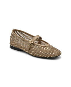 �`���[���Y�E�f�C�r�b�h ���f�B�[�X �V���[�Y �p���v�X ���b�V�� Charles David Womens Westa Flat Dresshoe Mesh Rhinestones Gold �S�[���h