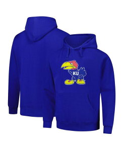 ���[�O�J���b�W�G�C�g�E�F�A �����Y �A�E�^�[ �p�[�J�[�E�X�E�F�b�g ���S �t���[�X League Collegiate Wear Men's Royal Kansas Jayhawks Logo Essential Fleece 2.0 Pullover Hoodie Royal