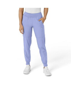 �E�B���N ���f�B�[�X �{�g���X �J�W���A���p���c �v�` Wink Petite W123 Comfort Waist Cargo Jogger Scrub Pant Ceil blue �u���[