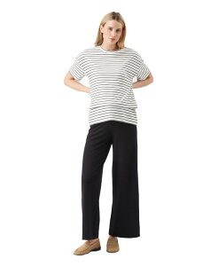 ���C�v�}�^�j�e�B ���f�B�[�X �{�g���X �J�W���A���p���c ���C�h���b�O Ripe Maternity Ripe Isha Wide Leg Pant Black �u���b�N