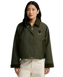 �o�u�A�[ ���f�B�[�X �A�E�^�[ �W���P�b�g�E�u���]�� Barbour Women's Wendy Casual Jacket Created for Macy's OLIVE/SHADOW �I���[�u
