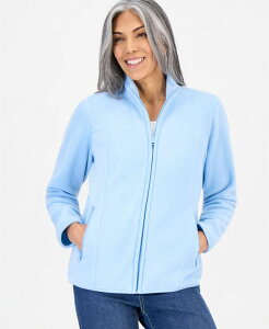 �X�^�C���A���h�R�[ ���f�B�[�X �A�E�^�[ �W���P�b�g�E�u���]�� �t���[�X Style & Co Women's Polar Fleece Jacket Created for Macy's Pretty Peri