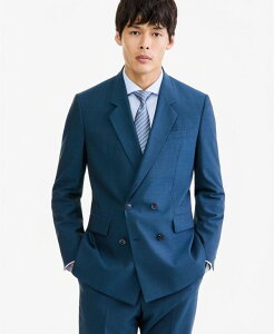 �q���[�S�{�X �����Y �A�E�^�[ �W���P�b�g�E�u���]�� Hugo Boss Men's Modern-Fit Double-Breasted Suit Jacketeal �e�B�[��