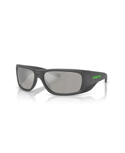 �A�[�l�b�g �����Y �A�N�Z�T���[ �T���O���X�E�A�C�E�F�A Arnette Men's Flipside Sunglasses AN4345 Gray Shiny �O���[