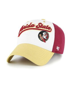 47 �u�����h ���f�B�[�X �A�N�Z�T���[ �X�q '47 Brand Big Boys and Girls White Florida State Seminolescooter Clean Up Adjustable Hat White �z���C�g