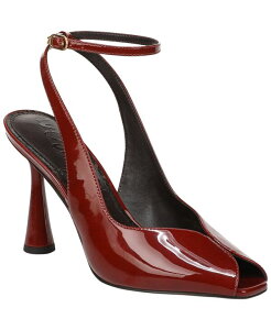 �T���G�f���}�� ���f�B�[�X �V���[�Y �T���_�� Sam Edelman Women's Esme Stiletto Pumps Brandy Brown Patent Leather �u���E��