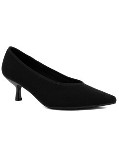 �W���[���Y�j���[���[�N ���f�B�[�X �V���[�Y �p���v�X �j�b�g Jones New York Women's Nellon Knit High Vampointed Toe Pumps Blacknit �u���b�N