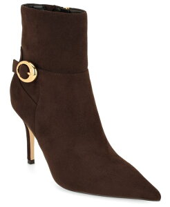�i�C���E�F�X�g ���f�B�[�X �V���[�Y �u�[�c�E���C���u�[�c Nine West Women's Gretzy Pointed Toe Stiletto Dress Booties Dark Brown �u���E��