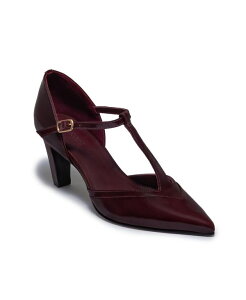 �x���i�[�h ���f�B�[�X �V���[�Y �p���v�X Bernardo Footwear Women's Gianna T-Strapump Chocolate wine ���C��