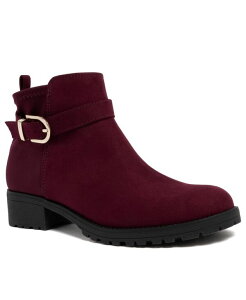 �W���[���Y�j���[���[�N ���f�B�[�X �V���[�Y �u�[�c�E���C���u�[�c �A���N�� Jones New York Women's Camony Ankle Booties Burgundy �o�[�K���f�B