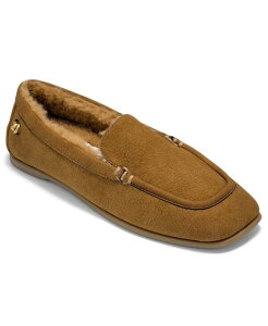 �G�A���\�[���Y ���f�B�[�X �V���[�Y �X���b�|���E���[�t�@�[ Aerosoles Women's Ravi Fur Square Toe Loafers Tobacco Faux Leather